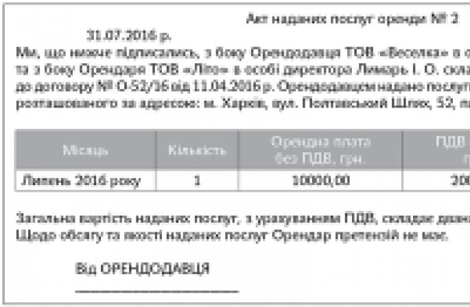 Слышала, что при заключении договора аренды помещения акт выполненных работ не нужен?