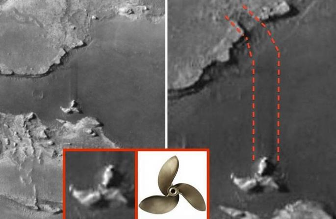 Fotos vom Mars.  Curiosity Rover.  Helles Licht am Horizont des Mars