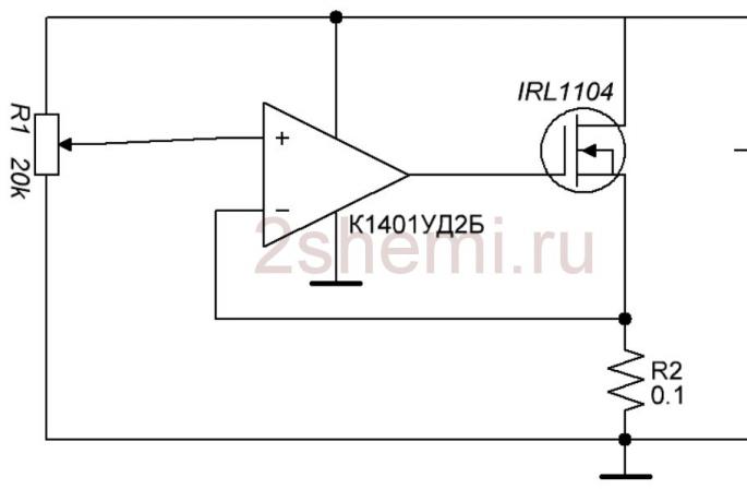 Elektroniczne obciążenie impulsowe oparte na TL494 Elektroniczny obwód obciążenia z płynną regulacją prądu