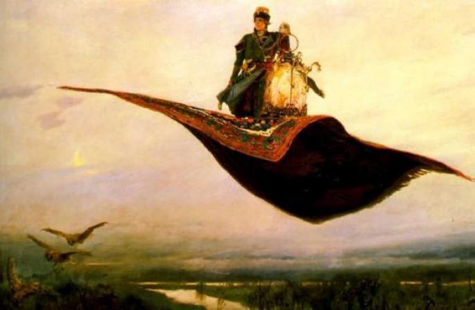 Παραμύθι The Flying Carpet και η Κοκκινοσκουφίτσα Ένα παραμύθι για ένα χαλί αεροπλάνου που εφευρέθηκε από παιδιά