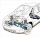 Shock Absorber - Suspension Element entwickelt, um Vibrationen zu unterdrücken - Automotive Wörterbuch